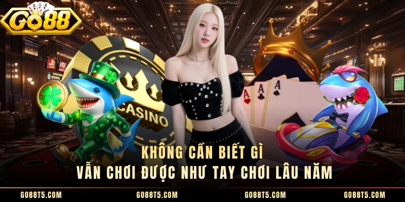 Không cần biết gì vẫn chơi được như tay chơi lâu năm